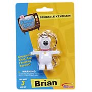 Family Guy Brian Griffin Bendable Key Chain